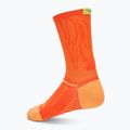 Șosete HOKA Clifton Crew Run lava 2