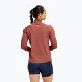 Hanorac de alergare damă HOKA GlideTech Quarter Zip rouge 3