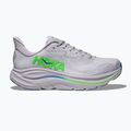 Încălțăminte de alergare pentru bărbați HOKA Clifton 10 ash grey/neon green 3