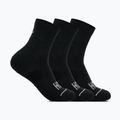 Șosete HOKA Quarter Run Sock 3-Pack black/black/black