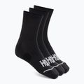 Șosete HOKA Quarter Run Sock 3-Pack black/black/black