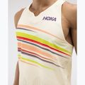 Tricou de alergare pentru bărbați HOKA Race Day Singlet alabaster flare 6