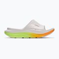Șlapi HOKA Ora Recovery Slide 3 white/neon yuzu 2