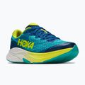 Încălțăminte de alergare pentru copii HOKA Rincon 4 electric aqua/neon hoka citrus