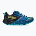 Încălțăminte de alergare pentru copii HOKA Speedgoat 7 black/night glow blue 2