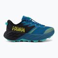 Încălțăminte de alergare pentru copii HOKA Speedgoat 7 black/night glow blue 2