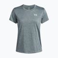 Tricou de antrenament pentru femei  Under Armour Tech Twist jasper blue/white 3