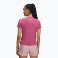 Tricou de alergare pentru femei Under Armour Launch fuchsia dusk/reflective 2