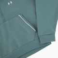 Bluză pentru femei Under Armour Rival Fleece Piped HZ Hoodie jasper blue/white 5