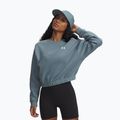 Bluză pentru femei Under Armour Rival Fleece Piped Crew jasper blue/white