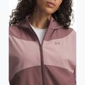 Geacă pentru femei Under Armour Rival Woven Hoody maroon mist tourmaline pink/maroon mist 3