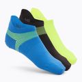 Șosete bărbătești Under Armour Dry Run Lite No Show 3 perechi blue atlantis/black/reflective