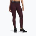 Colanți de antrenament pentru femei Under Armour ColdGear Textured dark maroon/fuchsia dusk/white