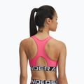 Sutien de antrenament Under Armour HG Authentics Mid Branded super pink/white 2
