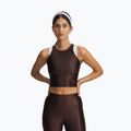 Top de antrenament pentru femei Under Armour Motion Shine Tank kona brown/black