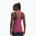 Tricou de antrenament pentru femei Under Armour HeatGear Armour Racer fuchsia dusk/white 2