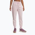 Pantaloni pentru femei Under Armour Rival Fleece prime pink light heather/prime pink