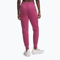Pantaloni pentru femei Under Armour Rival Fleece dark maroon/white fuchsia dusk/white 3