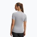 Tricou de antrenament pentru femei Under Armour HG Authentics Comp SS mod gray/black 2