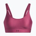 Sutien de antrenament Under Armour Infinity Mid fuchsia dusk/dark maroon 4