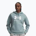 Hanorac pentru femei Under Armour Rival Fleece Big Logo Hoody serpentine/white