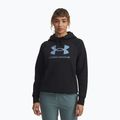 Hanorac pentru femei Under Armour Rival Feelce Shimmer Hoody black/iridescent