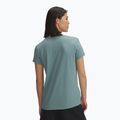 Tricou de antrenament pentru femei Under Armour Rival Logo serpentine/jasper blue 2