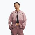 Bluză pentru femei Under Armour Unstoppable Fleece HZ tourmaline pink/maroon mist/black