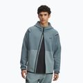 Bluză pentru bărbați Under Armour Unstoppable Fleece Full Zip HD jasper blue/serpentine/black