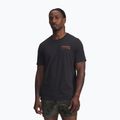 Tricou de antrenamentu pentru bărbați Under Armour Project Rock Q4 1 black/orange base