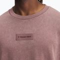 Tricou de antrenament bărbați Under Armour Project Rock Heavyweight Oversized maroon mist/black 3