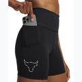 Pantaloni scurți de antrenament pentru femei Under Armour Project Rock Middie black/anthracite 4