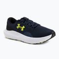 Pantofi de alergare pentru bărbați Under Armour Charged Surge 4 washed navy/black/high vis yellow