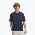 Tricou pentru bărbați  Under Armour Woven Label Heavyweight washed navy/black