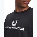 Tricou pentru bărbați  Under Armour Logo Heayweight black/white 3