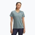 Tricou de antrenament pentru femei  Under Armour Tech V-Twist jasper blue/white