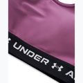Sutien de antrenament Under Armour Crossback Mid fuchsia dusk/black/white 3