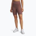 Pantaloni scurți de antrenament pentru femei Under Armour Motion Bike EMEA sierra taupe/white