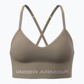 Sutien de antrenament Under Armour Vanish Seamless Low city khaki/summit white