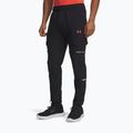 Pantaloni de antrenament pentru bărbați Under Armour Tech Utility Woven black/castlerock/venom red