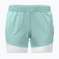 Pantaloni scurți de alergare pentru femei Under Armour Velociti Pro 4" 2N1 refresh mint/castlerock