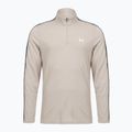 Bluză pentru bărbați Under Armour Tech Taping 1/2 Zip timberwolf taupe/black/white