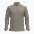 Bluză pentru bărbați Under Armour Tech Taping 1/2 Zip timberwolf taupe/black/white