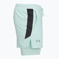 Pantaloni scurți de alergare pentru bărbați Under Armour Launch 5" 2IN1 refresh mint/castlerock 3