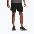 Pantaloni scurți de antrenament pentru bărbați Under Armour Vanish Elite 2IN1 Shorts ultimate black/ultimate black/ultimate black