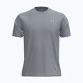 Tricou de antrenament pentru bărbați Under Armour Tech Taping mod gray/black/lumos lime