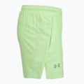 Pantaloni scurți de alergare pentru bărbați Under Armour Launch 5" lumos lime/white 3