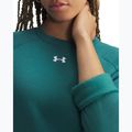 Bluză pentru femei Under Armour Rival Fleece Crew rack green/white 3
