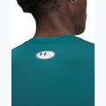 Tricou de antrenament pentru bărbați Under Armour HG Armour Comp rack green/white 3