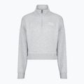 Bluză pentru femei Under Armour Rival Fleece Script HZ Mod Gray Light Heather/White